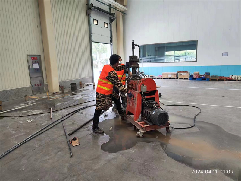 庐江厂房地面下沉塌陷注浆加固施工